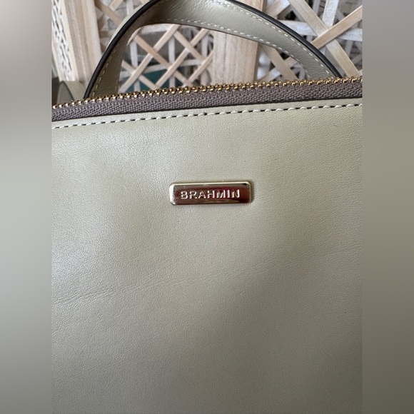 Brahmin Tan Leather Backpack - Picture 2 of 9